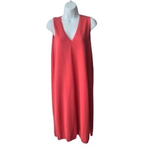 Jersey Knit Dress Comfy Soft Oversize Shirt Acadamia Vacation Casual Sz Medium